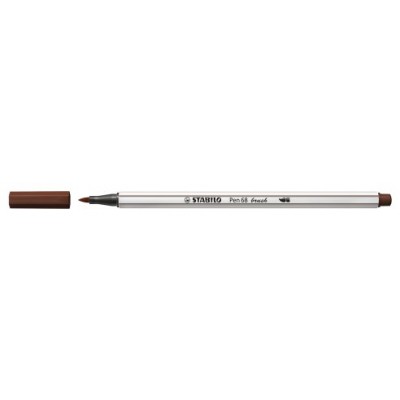 ROTULADOR PUNTA FIBRA PINCEL PEN 68 BRUSH MARRON STABILO 568/45 (MIN10) (Espera 4 dias)