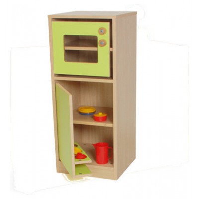 COCINITA MÓDULO FRIGORÍFICO Y MICROONDAS HAYA MOBEDUC 602012H18 (Espera 4 dias)