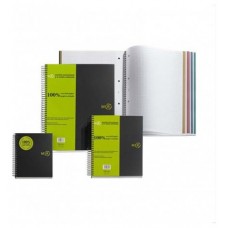 CUADERNO 100% RECICLADO NB-4 A5 120HOJAS TAPAS POLIPROPILENO MIQUELRIUS 6039 (Espera 4 dias)