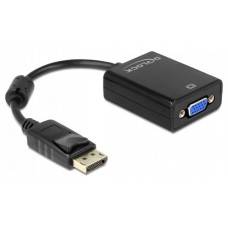 Delock Adapt. Displayport  Macho/VGA Hembra Negro