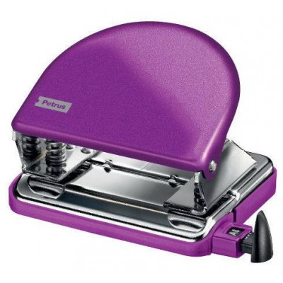 TALADRO METALICO MODELO 52 WOW CAPACIDAD 20 HOJAS COLOR MORADO PETRUS 626522 (Espera 4 dias)