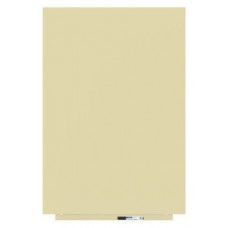 PIZARRA SIN MARCO SKINWHITEBOARD COLOR MARFIL CLARO ESCALA DE AMARILLOS. MEDIDA 75X115CM MAGNÉTICA MODULAR ROCADA 6420R-1015 (Espera 4 dias)