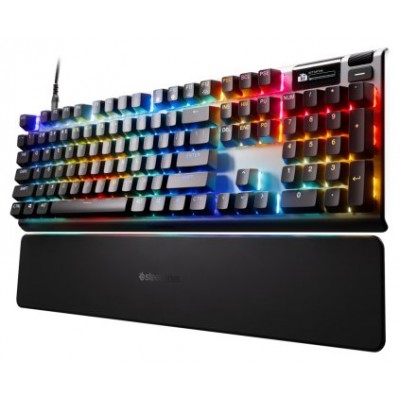 Steelseries APEX PRO GEN 3 teclado Juego USB Inglés de EE. UU. Negro (Espera 4 dias)