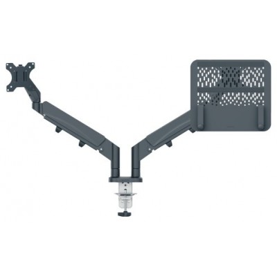 BRAZO DUAL PARA MONITOR Y PORTÁTIL ERGO SPACESAVING COLOR  GRIS OSCURO LEITZ 65380089 (Espera 4 dias) BRAZO DUAL PARA MONITOR Y PORTÁTIL ERGO SPACESAVING COLOR  GRIS OSCURO LEITZ 65380089 (Espera 4 dias)