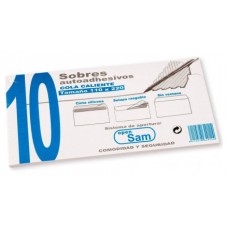 PAQUETES DE 10 SOBRES OPEN TAMAÑO 110X220  90 GRS. SAM 664912 (Espera 4 dias)