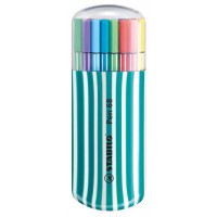 ESTUCHE ROTULADOR PUNTA MEDIA 1MM. ZEBRUI 20 UNIDADES TURQUESA STABILO 6820-02-2-5 (Espera 4 dias)
