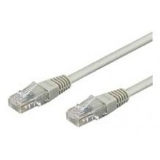 Cable de red gris de pares trenzados, en categoria 6