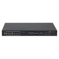 (DH-PFS4218-16ET-240-V3) DAHUA SWITCH L2 HI-POE GESTIONABLE 16 PUERTOS 10/100 + 2 COMBO GIGABIT/SFP UPLINK (Espera 4 dias)