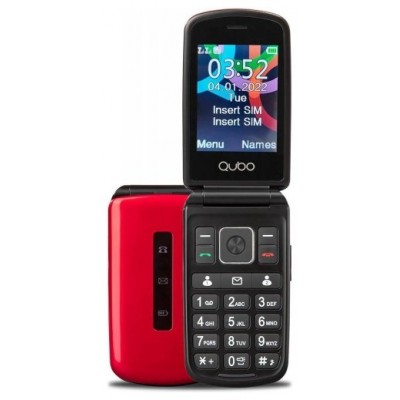 Qubo - Telefono Qubo P210NW RD 2,8" Rojo SOS