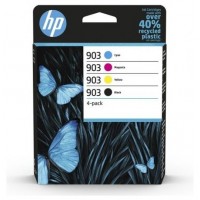 HP Paquete de 4 cartuchos de tinta Original 903 negro/cian/magenta/amarillo (Espera 4 dias)