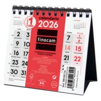 CALENDARIO 2026 SOBREMESA NEUTRO NUMEROS GRANDES XXS 110X100MM FINOCAM 781330026 (Espera 4 dias)