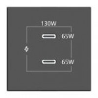 KRAMER CONNECT - ROOM CONNECTIVITY BLACK 2 PORTS USBC 130W ( (Espera 4 dias)