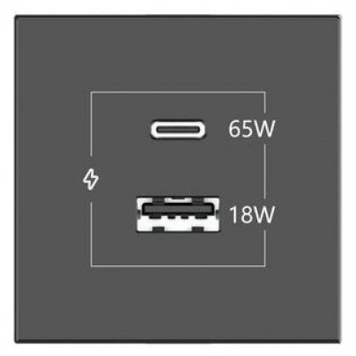 KRAMER CONNECT - ROOM CONNECTIVITY WHITE USBC 65W PORT AND U (Espera 4 dias)