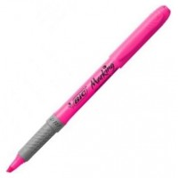 MARCADOR FLUORESCENTE HIGHLIGHTER GRIP TRAZO 1,5-3,3MM. ROSA BIC 811934 (MIN12) (Espera 4 dias)