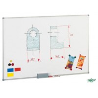 PIZARRA MAGNETICA BLANCA DE ACERO LACADO 60X90 CM. MARCO ALUMINIO FAIBO 840-10 (Espera 4 dias)