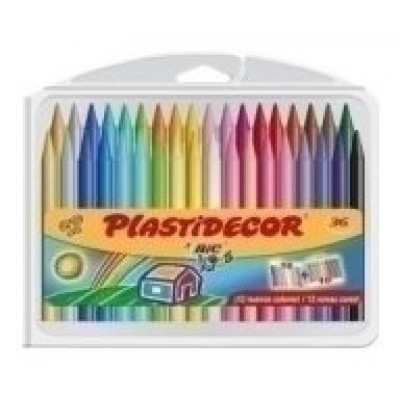 ESTUCHE 36 CERAS PLASTIDECOR BIC 8823372 (Espera 4 dias)