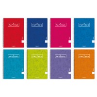 CUADERNO TAPA CONTRACOLADA UNICLASIC FOLIO 80 HOJAS 90GR. 4X4 COLORES SURTIDOS PAPYRUS 88441099 (MIN5) (Espera 4 dias)