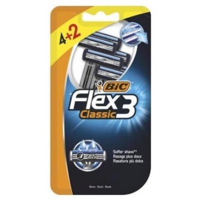 BIC-CUCHILLAS FLEX CL 3 6U