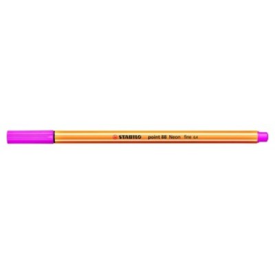 ROTULADOR PUNTA FINA POINT 88 0.4MM ROSA NEON STABILO 88/056 (MIN10) (Espera 4 dias)