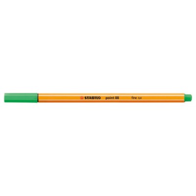ROTULADOR PUNTA FINA POINT 88 0.4MM ESMERALDA CLARO STABILO 88/16 (MIN10) (Espera 4 dias)