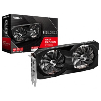 Asrock Challenger AMD Radeon RX 6600 D 8GB GDDR6 (Espera 4 dias)