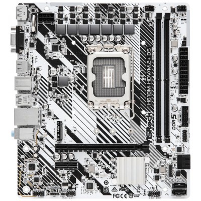 PB S1700 ASROCK H610M-HDV/M.2+ D5 2DDR5 PCIE4 LAN