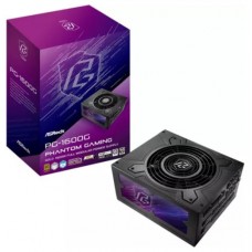 FUENTE ALIMENTACION ASROCK PG-1600G,PSU,1600W,80 PLUS GOLD,135MM,MODULAR,PCI-E 5.1 (12+4pin)x2,PCI-E (6+2 pin)x8,SATA (5 pin)x12 (Espera 4 dias)
