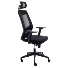 SILLA SINCRO AJUSTE LUMBAR MALLA/NEGRO ROCADA 908-4 (Espera 4 dias)