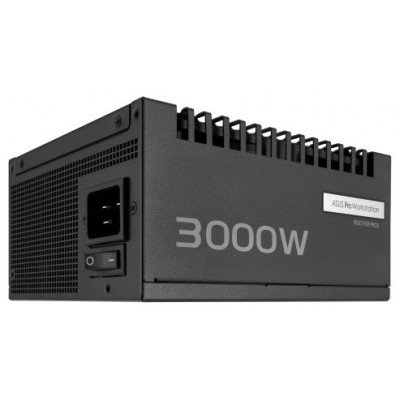 ASUS Pro WS 3000W Platinum unidad de fuente de alimentación 20+4 pin ATX ATX Negro (Espera 4 dias)