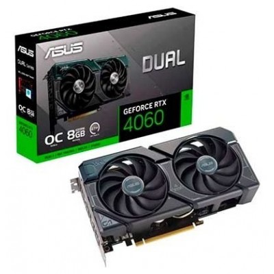VGA NVIDIA DUAL-RTX4060-O8G-V2 BULK ASUS (Espera 4 dias)