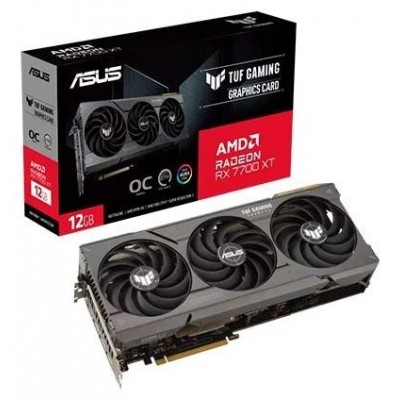 ASUS TUF Gaming TUF-RX7700XT-O12G-GAMING AMD Radeon RX 7700 XT 12 GB GDDR6 (Espera 4 dias)