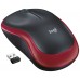 MOUSE LOGITECH WIRELESS M185 RED P/N:910-002237