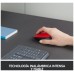 LOGITECH Raton m171 optico wireless rojo