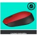 LOGITECH Raton m171 optico wireless rojo