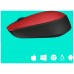 LOGITECH Raton m171 optico wireless rojo