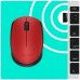 LOGITECH Raton m171 optico wireless rojo