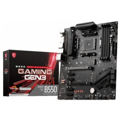 PLACA MSI B550 GAMING GEN3 AMD AM4 DDR4 6SATA3 USB3.2 (Espera 4 dias)