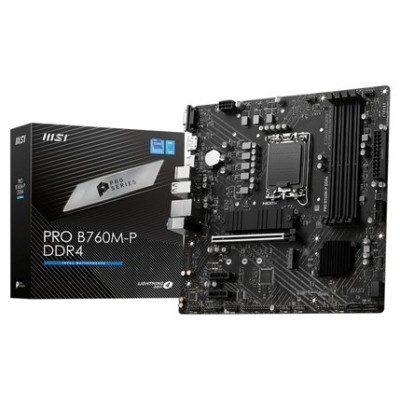 LGA 1700, Intel B760, 4x DDR4, 1x HDMI, 1x