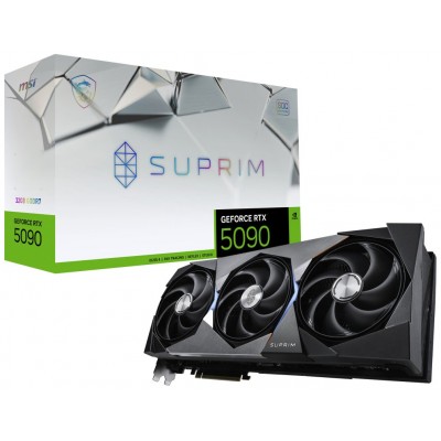 MSI SUPRIM GEFORCE RTX 5090 32G SOC tarjeta gráfica NVIDIA 32 GB GDDR7 (Espera 4 dias)