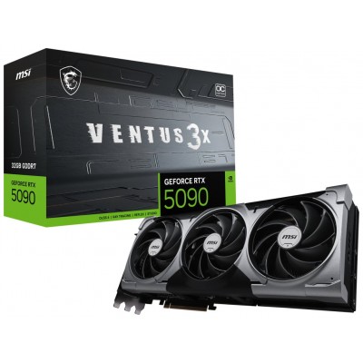 MSI VENTUS GEFORCE RTX 5090 32G 3X OC tarjeta gráfica NVIDIA 32 GB GDDR7 (Espera 4 dias)