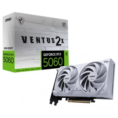 TARJETA GRAFICA MSI RTX 5060 8G VENTUS 2X OC WHITE