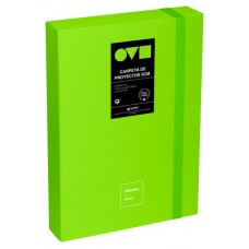 CAJA DE PROYECTOS 5CM EN POLYFOAM UNEQUAL MINIMAL VERDE GRAFOPLAS 91271221 (Espera 4 dias)