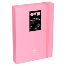 CAJA DE PROYECTOS 5CM EN POLYFOAM UNEQUAL MINIMAL ROSA GRAFOPLAS 91271253 (Espera 4 dias)