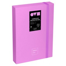 CAJA DE PROYECTOS 5CM EN POLYFOAM UNEQUAL MINIMAL LAVANDA GRAFOPLAS 91271269 (Espera 4 dias)