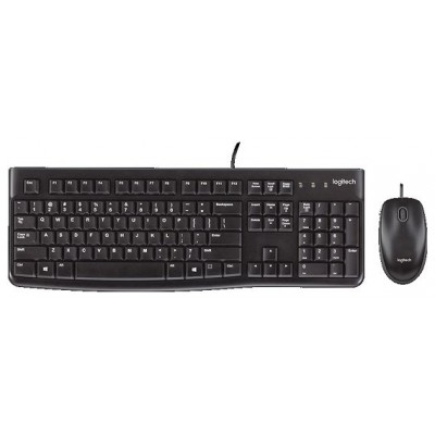 TECLADO Y MOUSE LOGITECH MK120 FRANCES CON CABLE USB