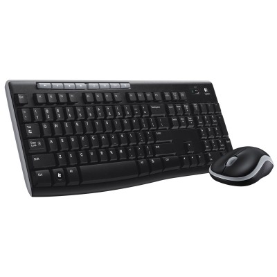 COMBO TECLADO RATON LOGITECH MK270 RF INALAMBRICO NEGRO