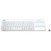 TECLADO LOGITECH WIRELESS K400 WHITE PLUS TOUCH PAD US