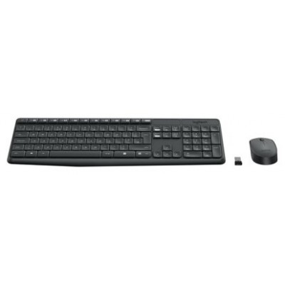 TECLADO + RATON WIRELESS MK235 NEGRO LOGITECH (Espera 4 dias)