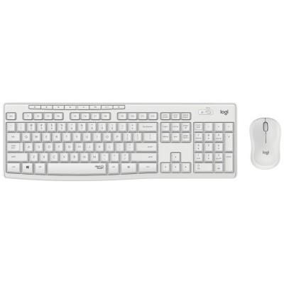 COMBO TECLADO RATON LOGITECH MK295 SILENT ALEMAN BLUETOOTH BLANCO