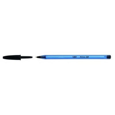 BOLIGRAFO CRISTAL SOFT TRAZO 0,5 MM. COLOR NEGRO BIC 951433 (MIN50) (Espera 4 dias)